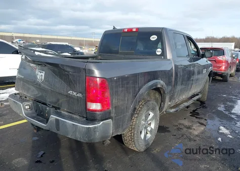 2016 Ram 1500 Outdoorsman from USA, damaged, VIN 1C6RR7LG5GS267722